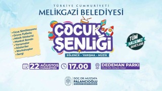 Melikgazide çocuk şenliği başlıyor