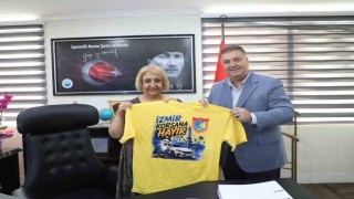 Menderes Başkanvekili Şene taksicilerden hayırlı olsun ziyareti
