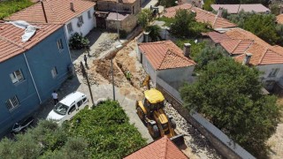 Menteşe Yerkesikte 4 kilometrelik su isale hattı yenileniyor