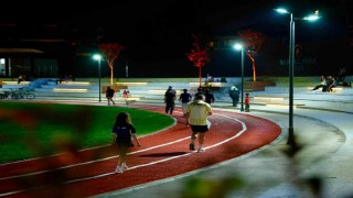 Merkez park şehrin gözdesi, sporun merkezi oldu