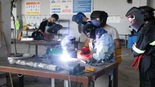 Mersinde çelik kaynak kursunu bitirenlerin yüzde 85i iş sahibi oldu