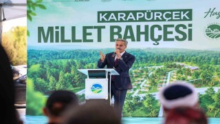 Millet Bahçesi temeli atılırken aynı ilçeye termal tesis müjdesi verildi
