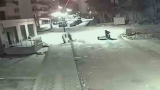 Motosikletli hırsızlar önce kameraya sonra polise yakalandı