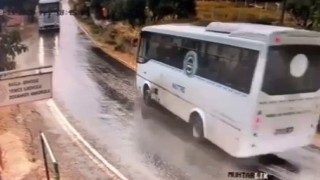 Muğlada 8 kişinin yaralandığı kazanın görüntüleri ortaya çıktı