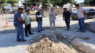 Nazilli Belediye Başkanı Tetik, yol çalışmalarını yerinde inceledi