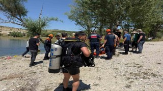 Olta teknesini kurtarmak isterken barajda can verdi
