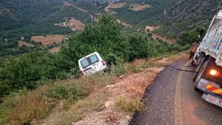 Osmaniye’de Korkutan Kaza: Uçurumun Kenarında Durdu