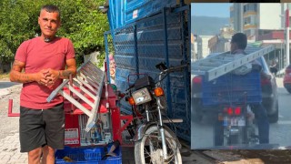Osmaniye’de Merdivenle Motosiklet Kullanan Usta Konuştu