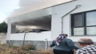 Osmaniye’de Müstakil Evde Yangın Çıktı
