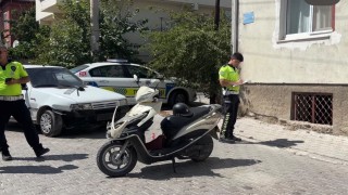 Otomobil ile motosiklet çarpıştı: 1 yaralı