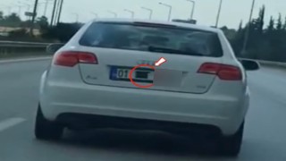 Otoyolda plaka gizleyerek seyreden araca 140 bin TL ceza