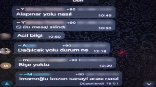 Polis kontrolünden kaçmak için WhatsApp grubu kurdular