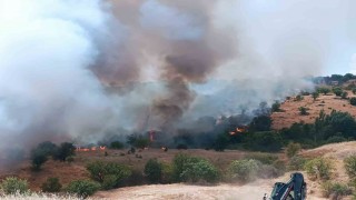 Pütürgede orman ve örtü yangını kontrol altına alındı