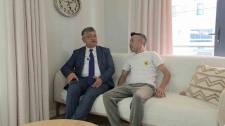 Rektör Kızıltopraktan 18 yıl sonra yeniden uyuyabilen Gazi Mehmet Tüfeke anlamlı ziyaret