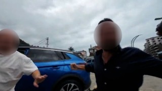 Rize'de bisiklet sürücüsüne saldıran şahıslara 360 bin lira ceza kesildi