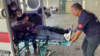 Rusya açıklarında dron saldırısına uğrayan gemideki yaralılar Samsuna getirildi