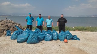 Sahillerden 10 ton çöp çıktı