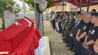 Sakaryada kazada hayatını kaybeden uzman çavuş Samsunda toprağa verildi