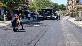 Salihli'nin Şüheda Caddesi baştan aşağı yenileniyor