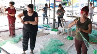 Samandağ’da Kadınlara Balık Ağı Örme Kursu