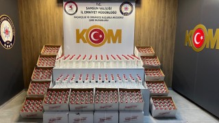 Samsunda 1 ton 160 litre kaçak etil alkol ele geçirildi