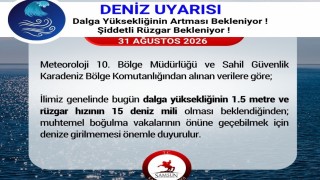 Samsunda vatandaşlara denize girilmemesi uyarısı