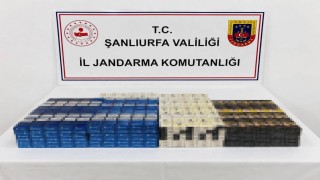 Şanlıurfada kaçak alkol ve sigara ele geçirildi