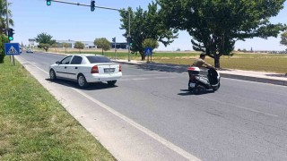 Şanlıurfada otomobille motosiklet çarpıştı: 1 yaralı