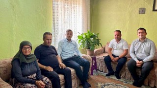 Şehit Erdoğan Şenin annesine ziyaret