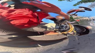 Seni gebertirim dedi, motokuryeye saldırdı