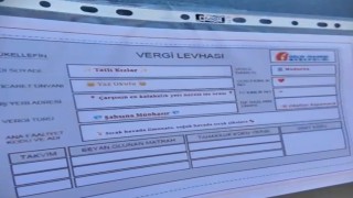 Şikayet var diyen zabıtaya el yapımı vergi levhası