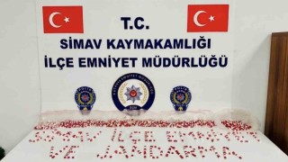 Simavda 3 bin 716 adet sentetik hap ele geçirildi