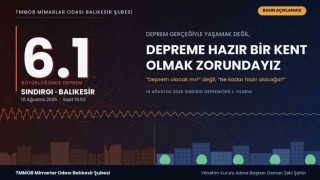 Sındırgı depreminin 1. yılında Mimarlar Odasından uyarı;