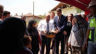 Sındırgıda deprem konutları hak sahiplerine teslim edildi