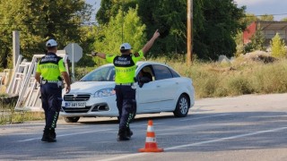 Sinopta jandarmadan trafik güvenliği için 7/24 denetim