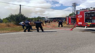 Sivas'ta müstakil ev yangında küle döndü