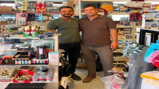 Sivrihisarda oda başkanı esnafı tek tek ziyaret etti