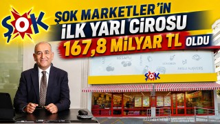 ŞOK Marketler’in İlk Yarı Cirosu 167,8 Milyar TL Oldu