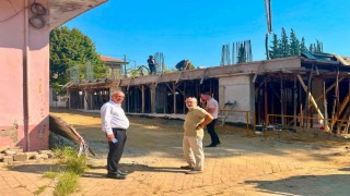 Sultanhisarda 12 daire ve 2 iş yerinin yer aldığı projede çalışmalar sürüyor
