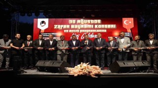 Sungurluda 30 Ağustos coşkusu açılışlar ve konserle taçlandı
