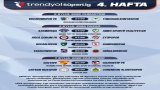 Süper Ligde 4. haftanın programı açıklandı