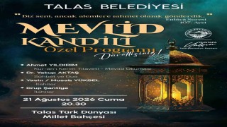 Talasta Mevlid Kandili özel programı