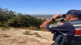 Tarihi Alanda jandarma ekiplerince denetim