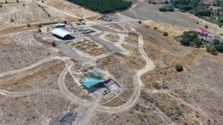 Tarlada fidan dikerken bulunan mozaiğin ardından dev yerleşim gün yüzüne çıktı