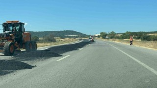 Tavşanlı-Emet yolunda çalışma: Ulaşım kontrollü sağlanıyor
