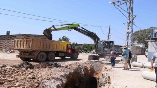Tayfur Sökmen Mahallesinde kanalizasyon çalışmaları hız kazandı