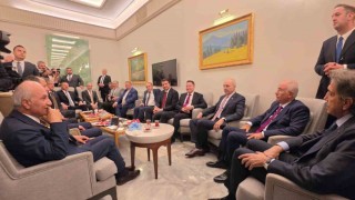 TBMM Başkanı Kurtulmuştan kulis ziyareti