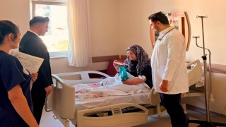 Tercan Devlet Hastanesinde yatan hastalar ziyaret edildi
