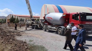 Tercanda yapılacak kreş binasının temeli atıldı
