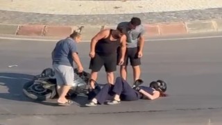 Tır ile motosiklet çarpıştı: 1 yaralı